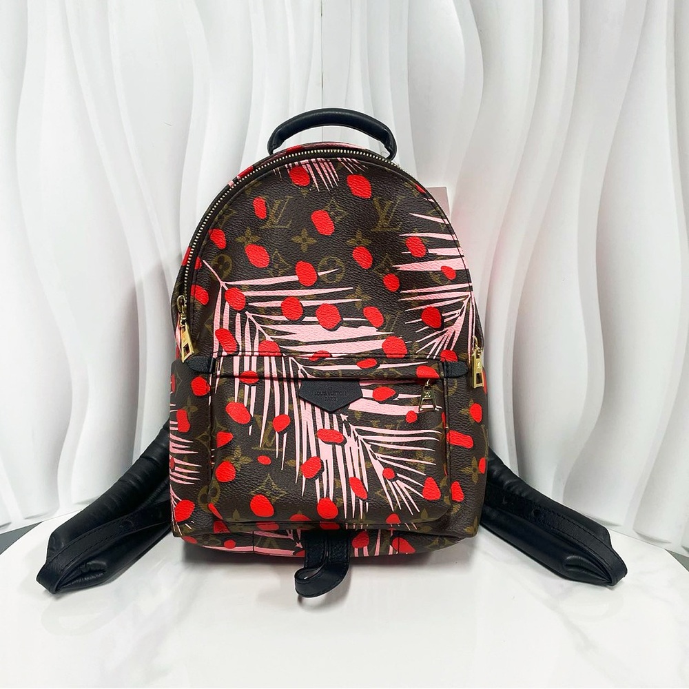Louis Vuitton Monogram Canvas with Tropical Print Palm Springs Backpack